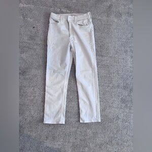 MOTHER Classic White Denim Jeans